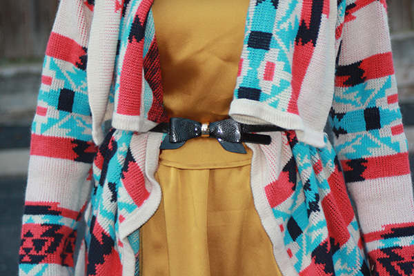blackbow-tribal-sweater-mustard-dress